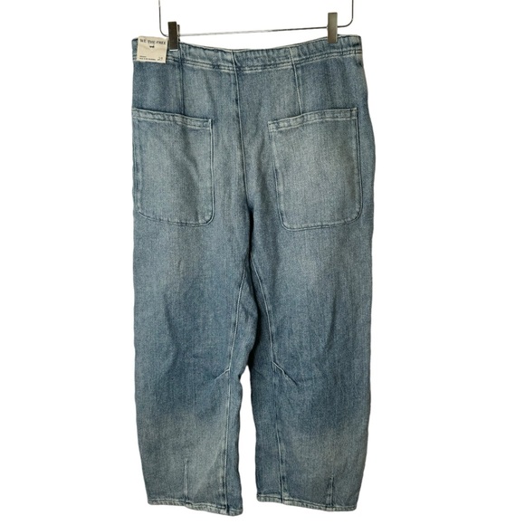 NWT We the free Free People Osaka mid rise barrel lightweight jean button fly 29 - Picture 10 of 14